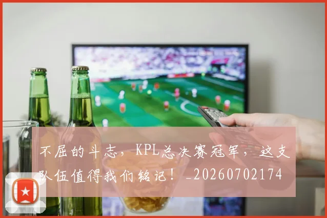 不屈的斗志，KPL总决赛冠军，这支队伍值得我们铭记！_20260702174801